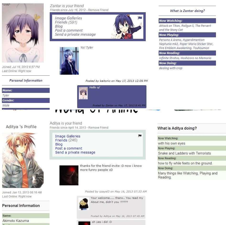 Random Profiles