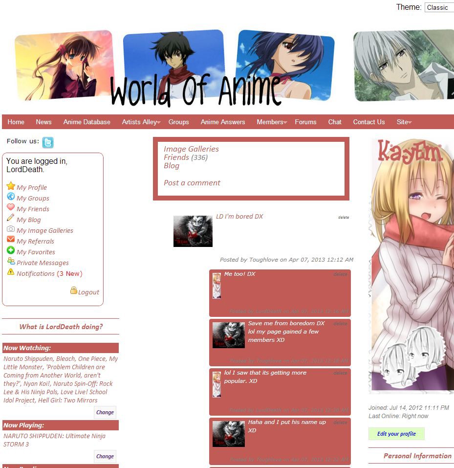 My Profile