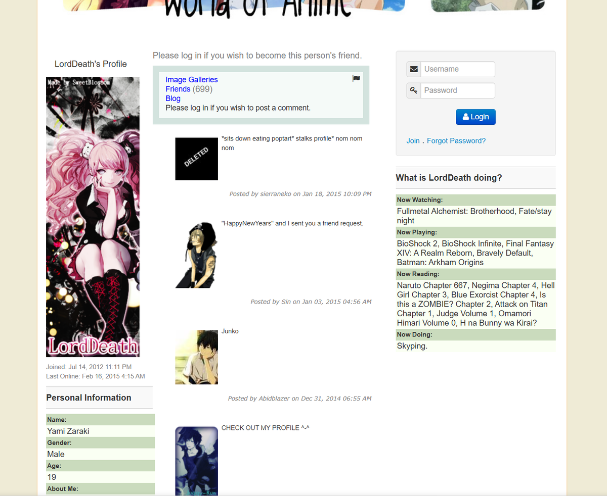 My Profile