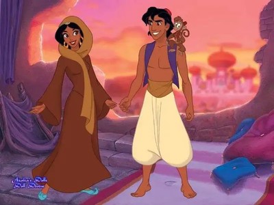 Aladdin and Princess Jasmine