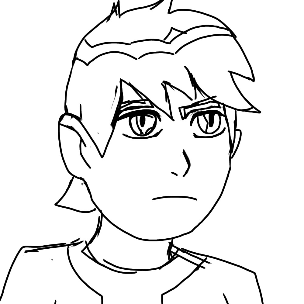Ben 10 digital  fan art